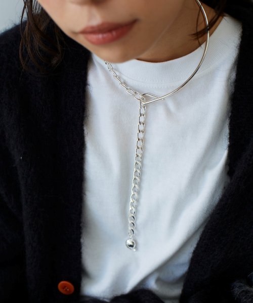nothing and others(ナッシングアンドアザース)/Eddymotif 3way Necklace/シルバー