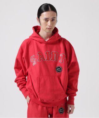 RoyalFlash/SAINT MICHAEL/セント マイケル/HOODIE/ARCH SAINT/RED/505892295