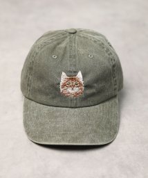 ar/mg/【W】【NH－1200ANI】【it】【RIVER UP】ANIMAL EMBROIDERY PIGMENT DYE BASEBALL LOW CAP/505892347