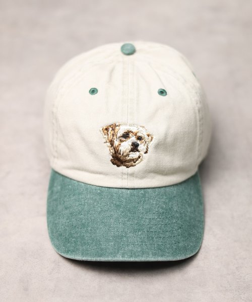 ar/mg(エーアールエムジー)/【W】【NH－1200ANI】【it】【RIVER UP】ANIMAL EMBROIDERY PIGMENT DYE BASEBALL LOW CAP/その他