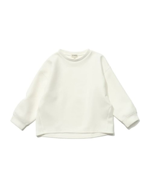 SHOO・LA・RUE(Kids) (シューラルーキッズ)/【110－140cm/リンク】なめらかタッチ ダンボールトップス/アイボリー（004）