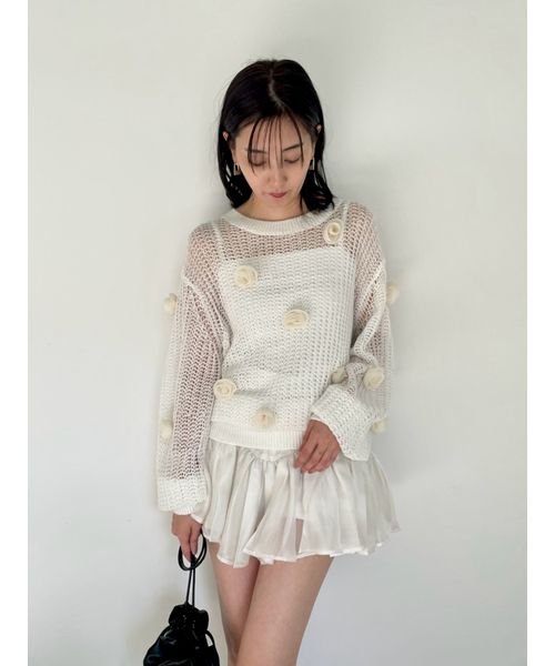 WEB限定サイズあり】オーガンフリルショートパンツ(505892789)｜阪急  