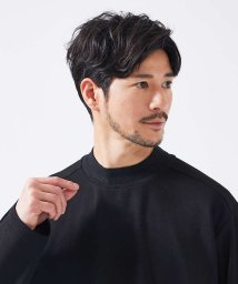 ABAHOUSE(ABAHOUSE)/【ミニカノコ】ダンボール モックネック 長袖Tシャツ/ブラック