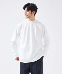 ABAHOUSE(ABAHOUSE)/【ミニカノコ】ダンボール モックネック 長袖Tシャツ/ホワイト