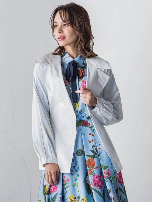 ファリーロ撥水ショートトレンチ≪手洗い可能≫ 