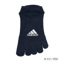 adidas(adidas)/福助 公式 ソックス スニーカー丈 レディース ADIDAS(アディダス) 無地 ワンポイント 足底滑り止め FOOTサポート 消臭加工 レディース 婦人 女性/ネイビー