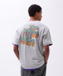 AVIREX/ＡＶＩＲＥＸ　ＣＲＥＷ　ＮＥＣＫ　ＴＥＥ　＂ＷＯＲＬＤ　ＩＳ/505894291