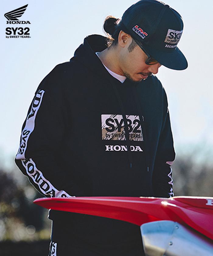 ロイヤルフラッシュ(RoyalFlash) |SY32 by SWEET YEARS/HONDA COLLABORATION  HOODIE(505894320) - MAGASEEK