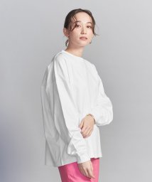 BEAUTY&YOUTH UNITED ARROWS(ビューティーアンドユース　ユナイテッドアローズ)/【WEB限定】スーパービック クルーネック ロングスリーブTシャツ/WHITE