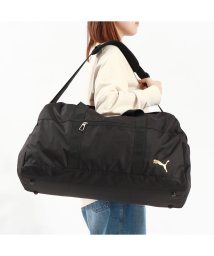 PUMA(PUMA)/プーマ ボストンバッグ 大容量 修学旅行 旅行 PUMA 軽量 50L 撥水 2WAY ショルダー 斜めがけ スポーツバッグ 2泊 3泊 部活 J20253/ブラック系2