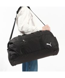 PUMA(プーマ)/プーマ ボストンバッグ 大容量 修学旅行 旅行 PUMA 軽量 50L 撥水 2WAY ショルダー 斜めがけ スポーツバッグ 2泊 3泊 部活 J20253/ブラック系1