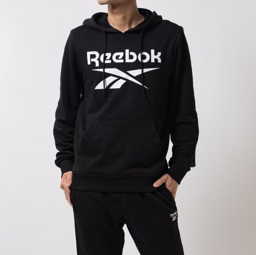 Reebok(Reebok)/ビッグロゴフーディー / REEBOK IDENTITY BIG LOGO FT HOODIE /ブラック