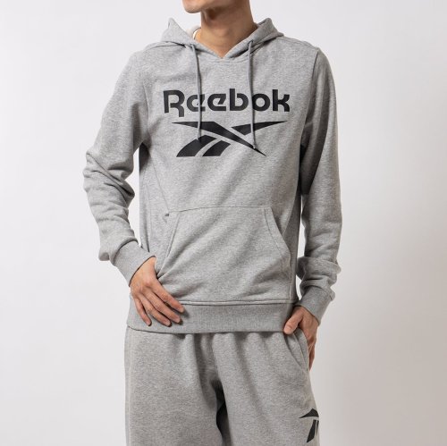 Reebok(Reebok)/ビッグロゴフーディー / REEBOK IDENTITY BIG LOGO FT HOODIE /グレー