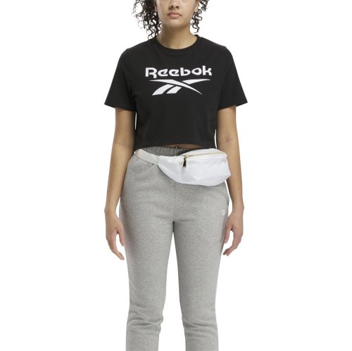 Reebok(リーボック)/ビッグロゴ クロップTシャツ / REEBOK IDENTITY BIG LOGO CROP TEE /ブラック