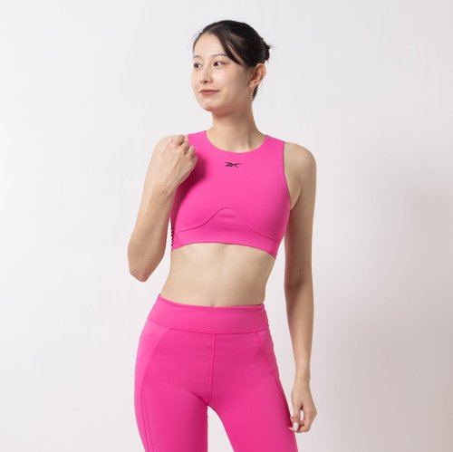 Reebok(Reebok)/ラックス コントワー クロップ / LUX CONTOUR CROP /ピンク