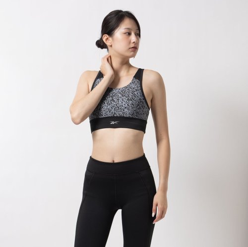 Reebok(リーボック)/ランニング ブラトップ / RUNNING AOP BRA TOP /ブラック