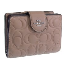 COACH/COACH コーチ MEDIUM CORNER ZIP WALLET ミディアム コーナー ジップ ウォレット シグネチャー 二つ折り 財布 レザー/505895273