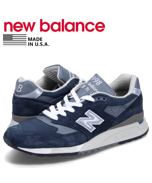 new balance(ニューバランス)/ニューバランス new balance 998 スニーカー メンズ Dワイズ MADE IN USA ネイビー U998NV/その他