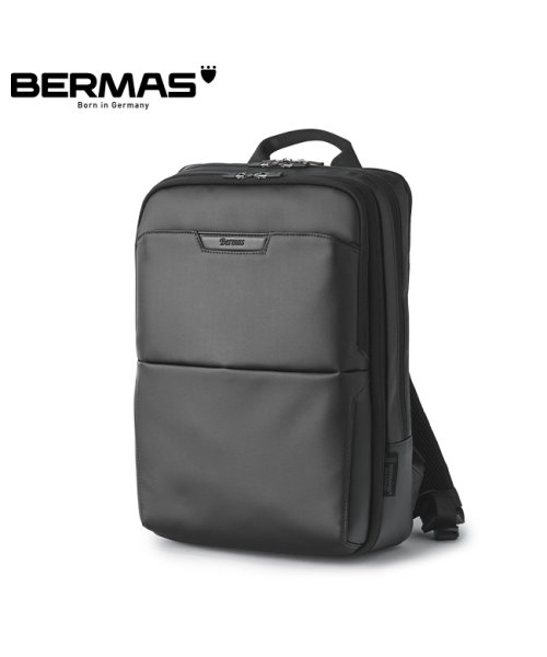 BERMAS(バーマス)/バーマス ディルートフレックス ビジネスリュック 2室 拡張 9L/12L B4 軽量 撥水 メンズ ブランド BERMAS DULITE FLEX 60641/ブラック