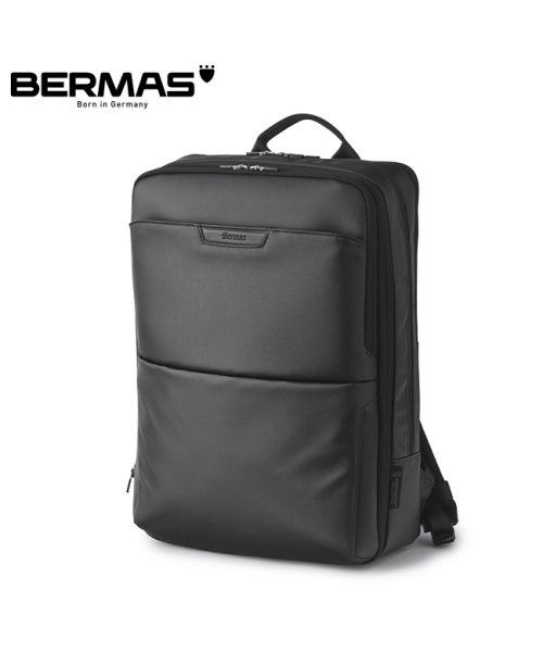 BERMAS(バーマス)/バーマス ディルートフレックス ビジネスリュック 2室 拡張 10L/16L B4 軽量 撥水 メンズ ブランド BERMAS DULITE FLEX 6064/ブラック