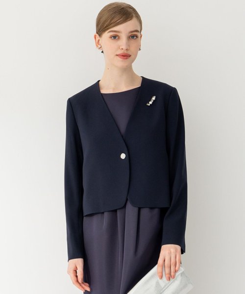 【APPLAUDIR】クリアジョーゼット 3WAYコンパクトジャケット APPLAUDIR 品番 クリアジョーゼット アプロディール ドレス OPAPSA0727