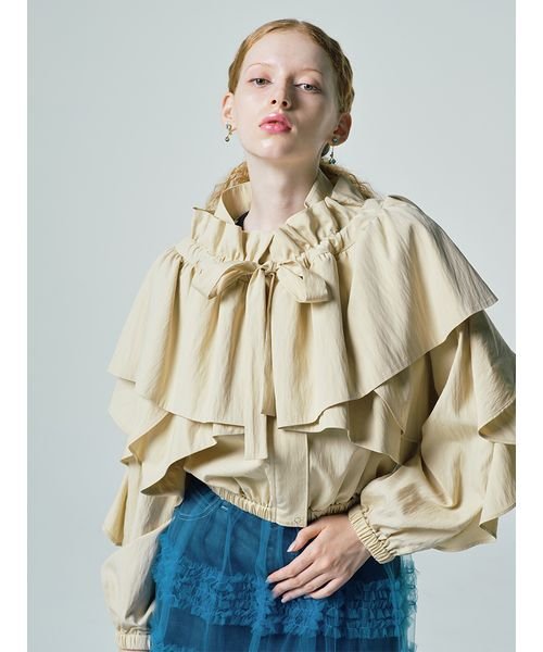 マルチウェイフリルブルゾン 予めご了承ください