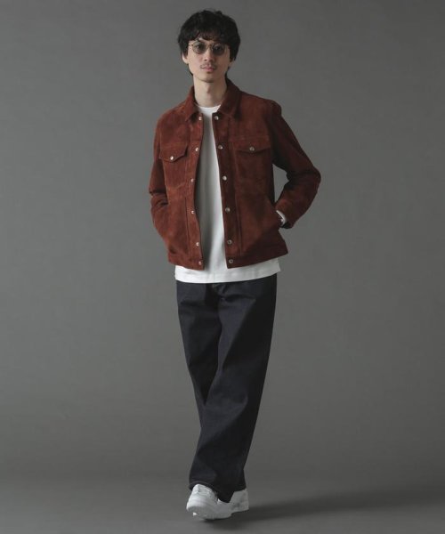 ゴートスウェードトラッカージャケット 