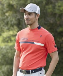 le coq sportif GOLF (ルコックスポルティフ（ゴルフ）)/【ストレッチフォーサー】モックネックシャツ/レッド