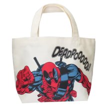 cinemacollection/デッドプール ランチバッグ マチ付バッグ ロゴ MARVEL スモールプラネット お弁当かばん キャラクター グッズ /505895956