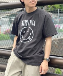 NOLLEY’S goodman(ノーリーズグッドマン)/【Good Rock Speed/グッドロックスピード】NIRVANA / ニルヴァーナ / 別注プリントTシャツ/スミクロ