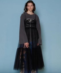 RoyalFlash/MAISON SPECIAL/メゾンスペシャル/Tulle Shirring Gathered Dress/505896763