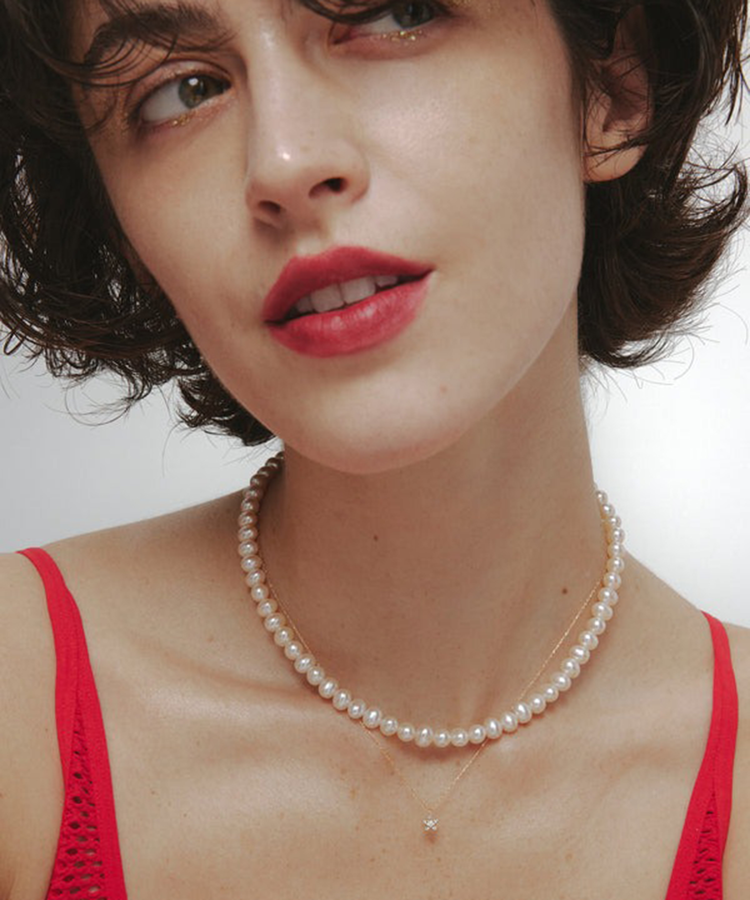 les bon bon / ルボンボン】glow pearl necklace BOB387 / パール