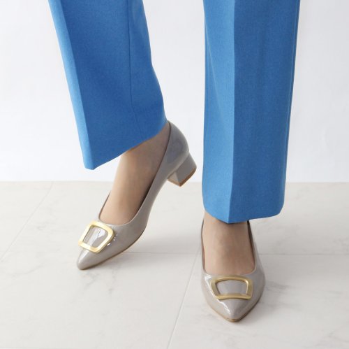 ポインテッドトゥバックルパンプス【低反発スポンジ入り】 人気・おすすめ｜使いやすい・旅行におすすめ 品質保証 全国発送 日本国内発送・最短翌日お届け