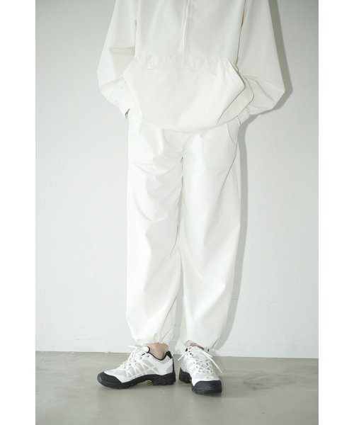 CLANE(クラネ)/2WAY ADJUST RASH GUARD TUCK PANTS/WHITE