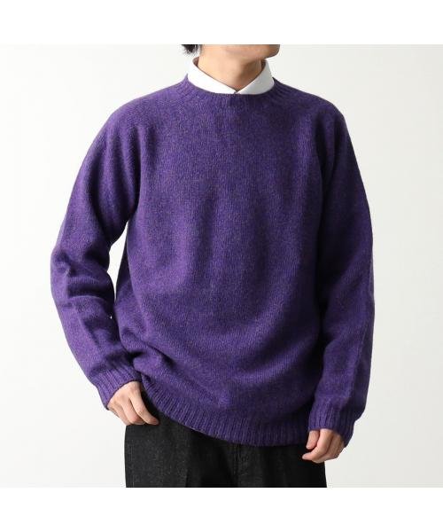 Harley of Scotland(ハーレーオブスコットランド)/Harley of Scotland ニットセーター Crew Neck Sweater M2474/7 /ブルー