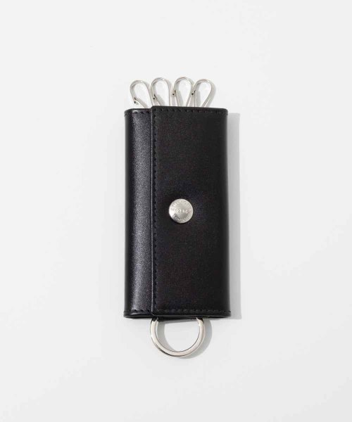 ETTINGER(エッティンガー)/エッティンガー ETTINGER ST840AJR キーケース Key Case w. 4 Hooks + Valet メンズ 4連 カーフレザー コンパクト /パープル