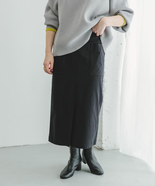 ITEMS URBANRESEARCH(アイテムズ アーバンリサーチ（レディース）)/ストレッチタイトスカート/BLK