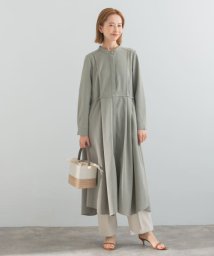 URBAN RESEARCH ROSSO(URBAN　RESEARCH　ROSSO)/リネン混イレギュラーヘムワンピース/L/KHAKI