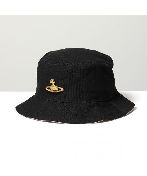 VivienneWestwood ロゴ チェックツイード キャップ （ヴィヴィアン
