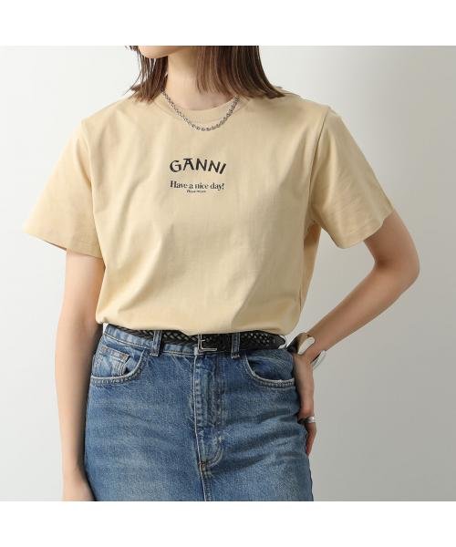 GANNI(ガニー)/GANNI 半袖 Tシャツ Basic Jersey Ganni Relaxed T－shirt/その他