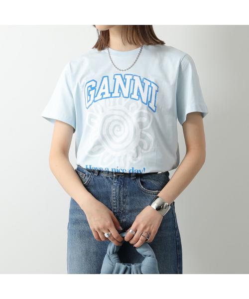 GANNI 半袖 Tシャツ Basic Jersey Relaxed T－shirt