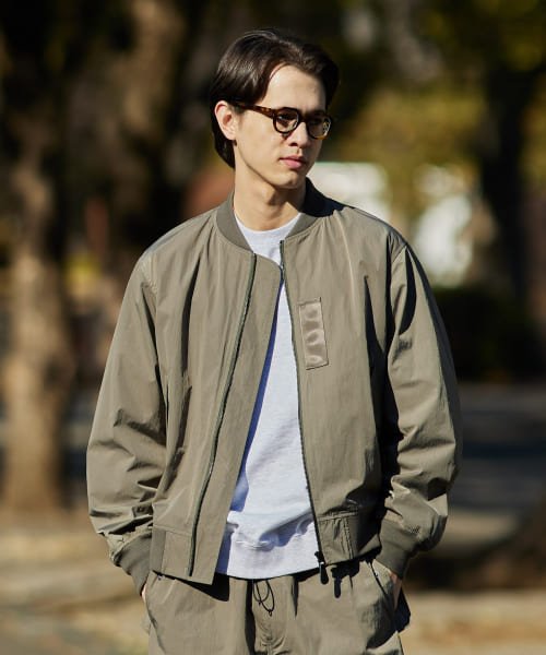 URBAN RESEARCH(アーバンリサーチ)/『撥水』KOMATSU FLIGHT JACKET/KHAKI