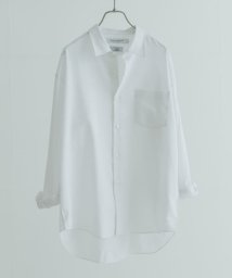 URBAN RESEARCH(アーバンリサーチ)/ALBINI LINEN OVER SHIRTS/WHITE