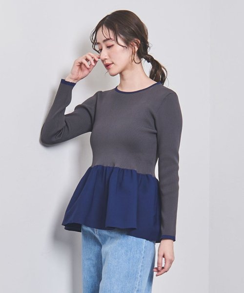 P ペプラム ニット(504944584) | ユナイテッドアローズ(UNITED ARROWS 