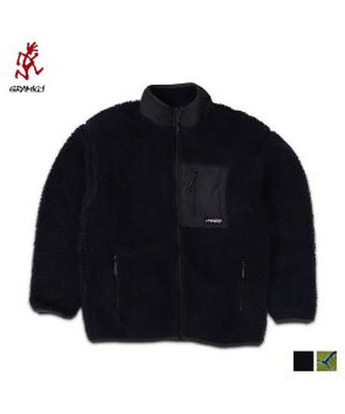 GRAMICCI(グラミチ)/ GRAMICCI グラミチ フリース ボア ジャケット メンズ レディース SHERPA JACKET ネイビー グリーン G3FU－J061/ネイビー