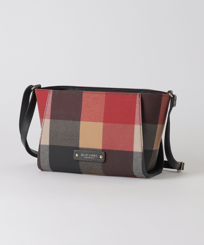 タグ付き【新品】BLUE LABEL 赤系　ショルダーバッグ ショルダーバッグ｜BLUE LABEL CRESTBRIDGE(ブルーレーベル・クレスト