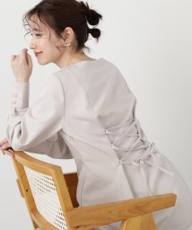 N Natural Beauty Basic/ウエストタックキーネックワンピース《WEB限定商品》《S Size Line》/505879889