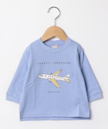 petit main(プティマイン)/【プティプラ】BOYS長袖Tシャツ/ブルー