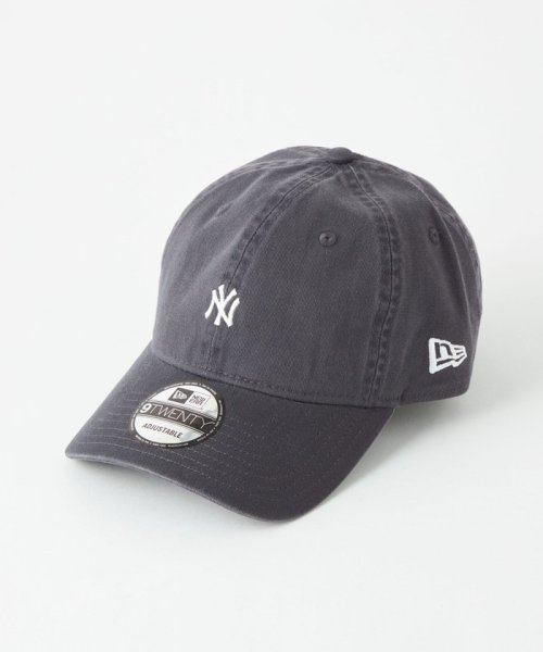 green label relaxing(グリーンレーベルリラクシング)/【別注】＜NEW ERA＞GLR 9TWENTY ミニ NY ロゴ ベースボール キャップ/DK.GRAY