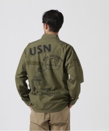 AVIREX/USN TYPEWRIGHTER FATIGUE LONG SLEEVE SHIRT / USN タイプライター ファティーグ 長袖 シャツ/505899201